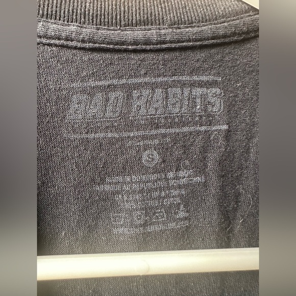 Black Graphic T-Shirt with Artistic Design - Picture 2 of 4